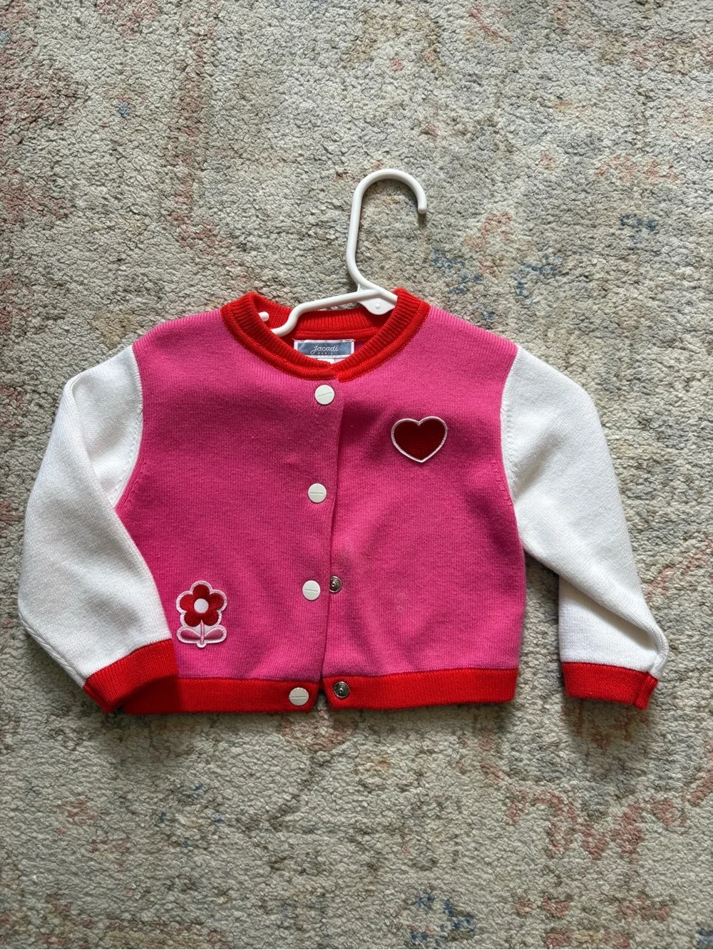 Jacadi knit varsity jacket